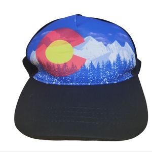 Colorado 3 in Trucker Snap back graphic cap